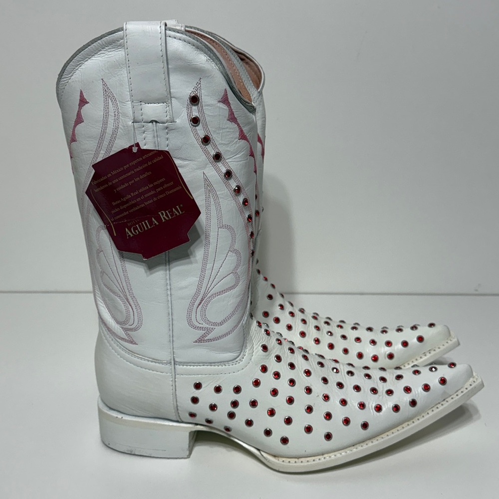 Botas Aguila Real Leather Pointy Boots - Picture 4 of 17